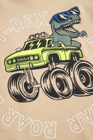 COCCODRILLO pikkade varrukatega t-särk, beež, WC6143102NBK-002-104, 104 cm 