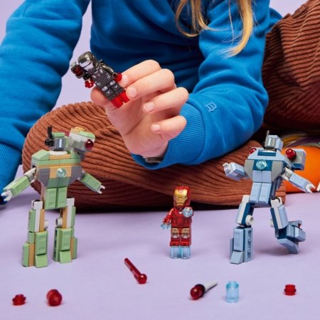 76320 LEGO® Super Heroes Marvel Iron Man ja Sõjamasin vs. haamerdroonid 