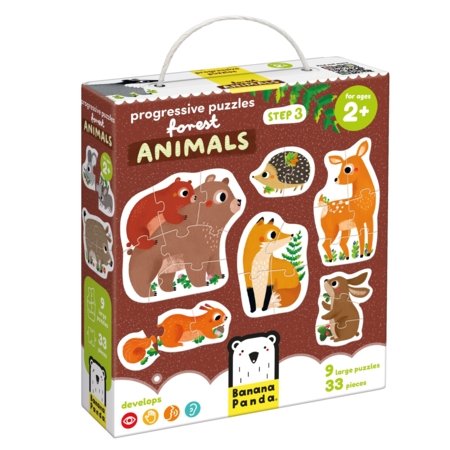 BANANAPANDA arendavad pusled Forest Animals, 49206 