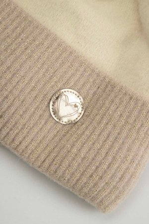 COCCODRILLO müts ACCESSORIES WINTER GIRL, kreemjas, ZC5364301AWG-002-048, 48 cm 