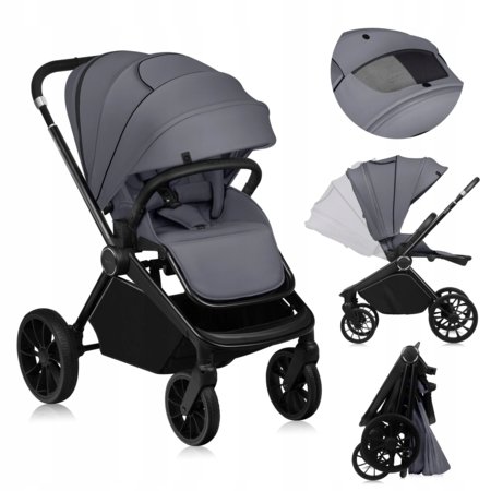 LIONELO käru MIKA PLUS, Grey stone, LO-MIKA PLUS 