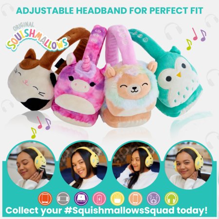 SQUISHMALLOWS pehmed Bluetooth-kõrvaklapid Sunny, HMSQM-BT-SUNNY 