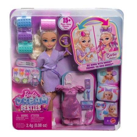 BARBIE Dream Besties –  ,,Pane valmis koos minuga!“ Malibu nukk, JGG38 