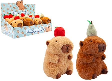 Plüüsist mänguasi capybara 14cm assortii, 443326 