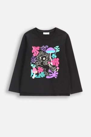 COCCODRILLO t-särk RAVE GIRL KIDS, must, cm 