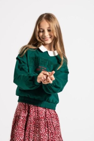 COCCODRILLO pusa SCHOOL TIME GIRL JUNIOR, roheline, ZC4132101SGJ-011-128, 128 cm 