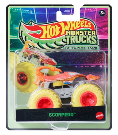 HOT WHEELS Monster Trucks pimedas helendavad autod, JFX08 