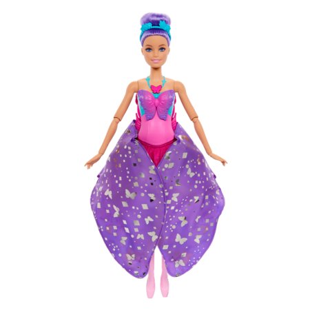 BARBIE Dreamtopia muunduv liblikaprintsess, HXJ10