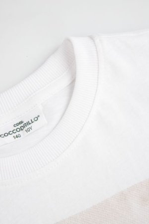 COCCODRILLO t-särgid EVERYDAY BOY A, valge, ZC5143217VBA-001-128, 128 cm 