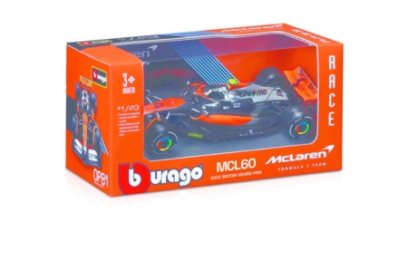 BBURAGO 1:43 võidusõiduautomudel McLaren F1 Team MCL60, 18-38087 