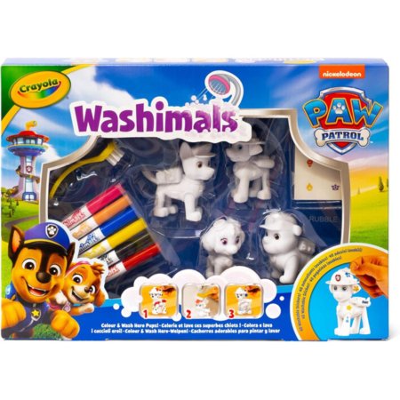 CRAYOLA loovuskomplekt Washimals Paw Patrol, 4 tk, 74-0290 