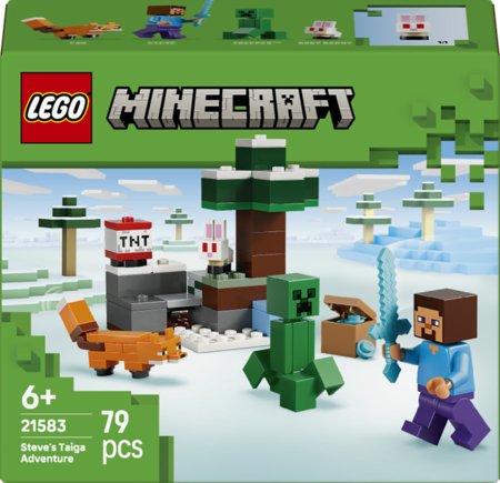 21583 LEGO® Minecraft® Steve'i seiklus taigas 