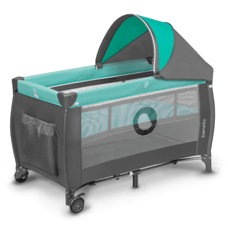 LIONELO reisivoodi-maneež SVEN PLUS, Turquoise/Grey, LO-SVEN PLUS 
