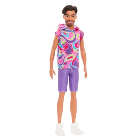 BARBIE Ken Fashionistas nukk habemega, HRH26 