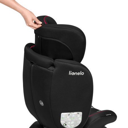 LIONELO turvatool BASTIAAN I-SIZE black red 40-150cm 