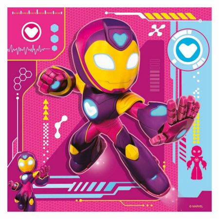 RAVENSBURGER laste pusle Iron Man & Friends, 3x49 tk, 12004192 