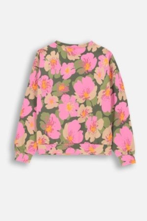 COCCODRILLO sweatshirt MYSTIC NATURE GIRL KIDS, multicoloured, ZC4132101MGK-022-122, 122 cm 