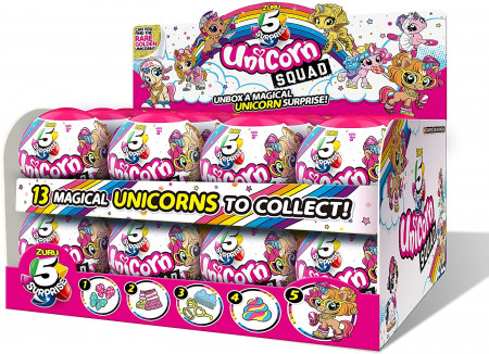 5 SURPRISE kuju koos aksessuaaridega Unicorn Squad seeria 1, ekraan 24tk, komplekt 7726SQ1 7726SQ1