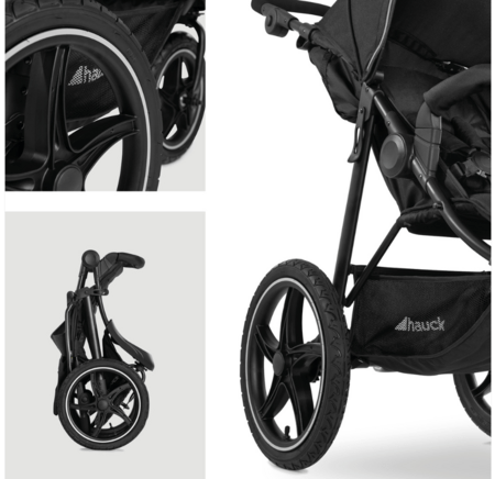 HAUCK käru RUNNER 2, Black, 274200 
