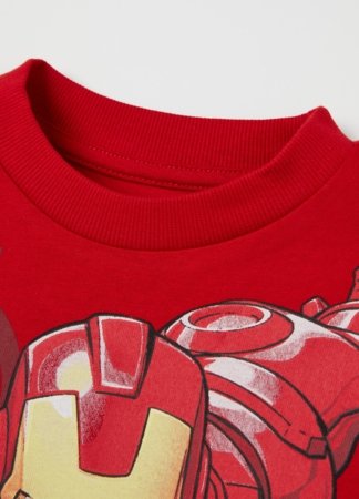 OVS pikkade varrukatega t-särk, punased, 134 cm, 002133867 