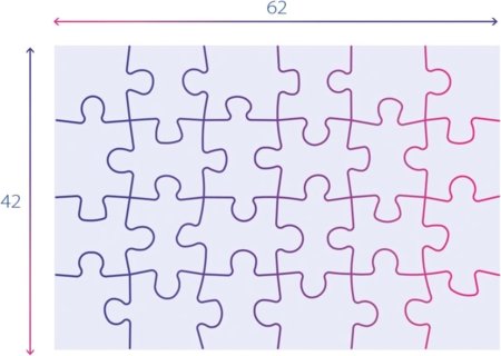 CLEMENTONI pusle Maxi Noli Dinos Happy Oasis, 24 tk., 28524 