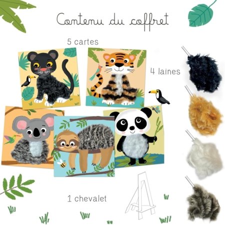 CRÉA LIGN' loominguline villapaela põimimise komplekt Troopiline pehmus, CL204 