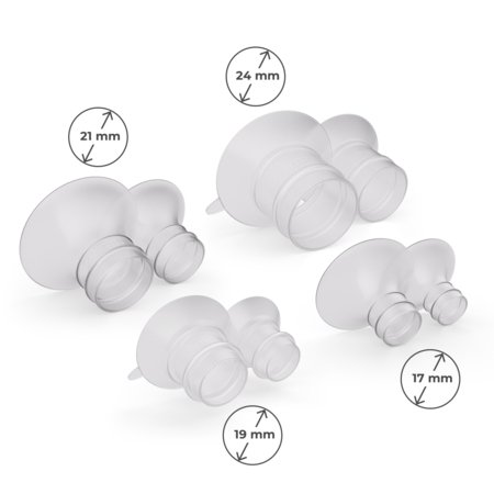 KINDERKRAFT topelt kaasaskantav elektriline rinnapump GENTLENEST, White, KEGENE00GLD0000 