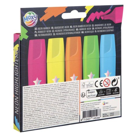 MOXY neoonmarkeerijad, 5 tk, 150142 