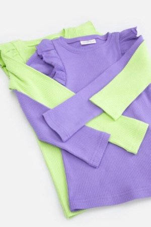 COCCODRILLO long-sleeved T-shirt ACADEMY GIRL KIDS, rohelised, ZC4143101AGK-011-092, 92 cm 