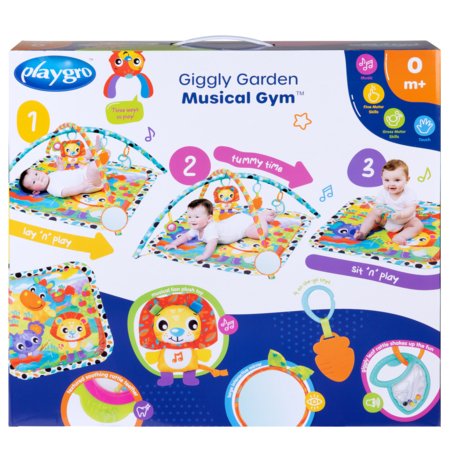 PLAYGRO muusikaline mänguvaip Giggly Garden Musical Gym, 0189025 
