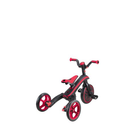 GLOBBER kolmerattaline jalgratas Explorer Trike Foldable 4 In 1, punane, 732-102 
