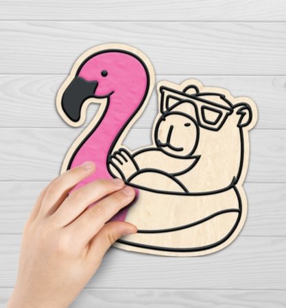 SPLAT PLANET modelleerimissavi komplekt, Capybara, SP40978 