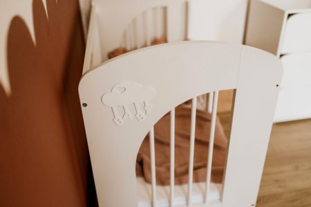 KLUPŚ lastetuba NEL CLOUD, 120x60 cm., White 