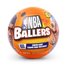 5 SURPRISE miniatuuride komplekt NBA Ballers 2 seeria, assortii, 77678GQ2 