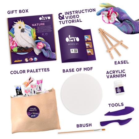 OKTO 3D kunstikomplekt Kakaduu, 20044 