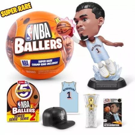 5 SURPRISE miniatuuride komplekt NBA Ballers 2 seeria, assortii, 77678GQ2 