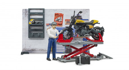 BRUDER mootorrataste hooldus Scrambler Ducati täisgaasiga, 62102 62102