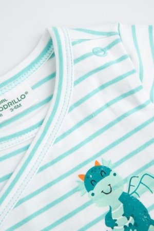 COCCODRILLO pikkade varrukatega beež särk DRAGONS BOY NEWBORN, värv, WC5112601DBN-022-074, 74 cm 