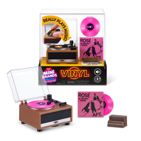 MINI BRANDS plaadimängija komplekt Vinyls, 1. seeria, assortii., 77794UQ1 