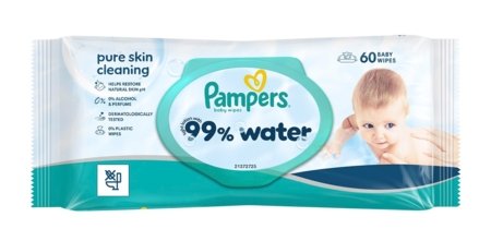 PAMPERS niisked salvrätikud Wipes Aqua, 60 vnt., 80871795 