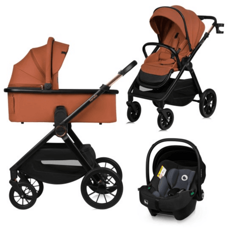 LIONELO universaalne käru LAYLA 3in1, Brown rust, LO-LAYLA 3IN1 