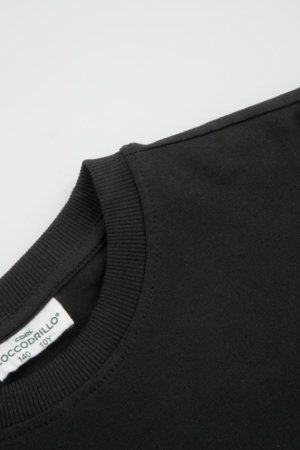 COCCODRILLO lühikeste varrukatega t-särk, mustad, cm 