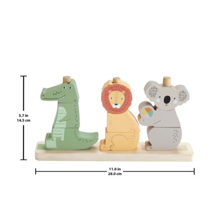 FISHER PRICE puidust virnastatavad loomad, HXV04 