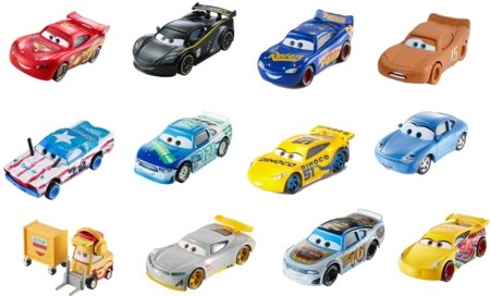 CARS 3 Die Cast mudelauto, asst, DXV29 