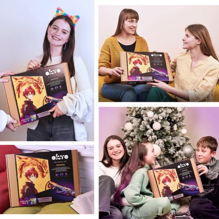 OKTO MANGA 3D kunstikomplekt Tuli 30x40 cm, 20039 