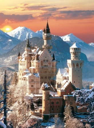 CLEMENTONI Puzzle neuschwanstein, 1500 tk,, 31716 