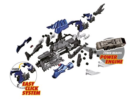 REVELL komplekt HydroFang: CyberBeasts, 07851 