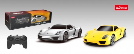 RASTAR auto 1:24 R/C Porsche 918 Spyder asst, 71400 71400