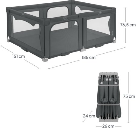 LIONELO maneež FLORENCE, Grey graphite 
