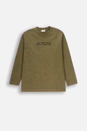 COCCODRILLO t-shirt GRUNGE SWAMP BOY JUNIOR, rohelised, ZC4143101GBJ-011-164, 164 cm 